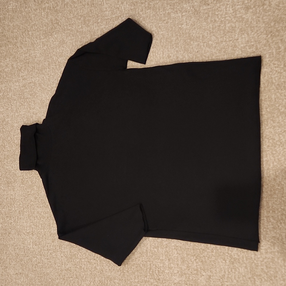 Oak + Fort NWT sweatshirt fleece turtleneck dress with pockets